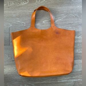 IL BISONTE LE LAUDI TOTE BAG IN VINTAGE LEATHER